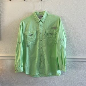 Columbia PFG Fishing Shirt Size Large